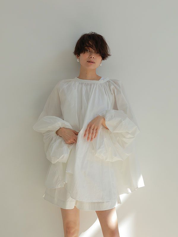 ETRE TOKYO - ボリュームスリーブシャツ - WHITE | ADDICT WEB SHOP