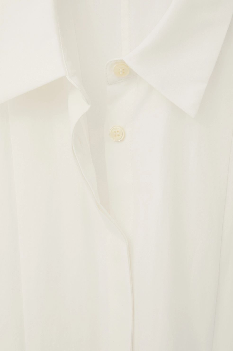 パネルプリーツ スクエアスリーブシャツ - PANELL PLEAT SQUARE SLEEVE SHIRTS (WHITE)