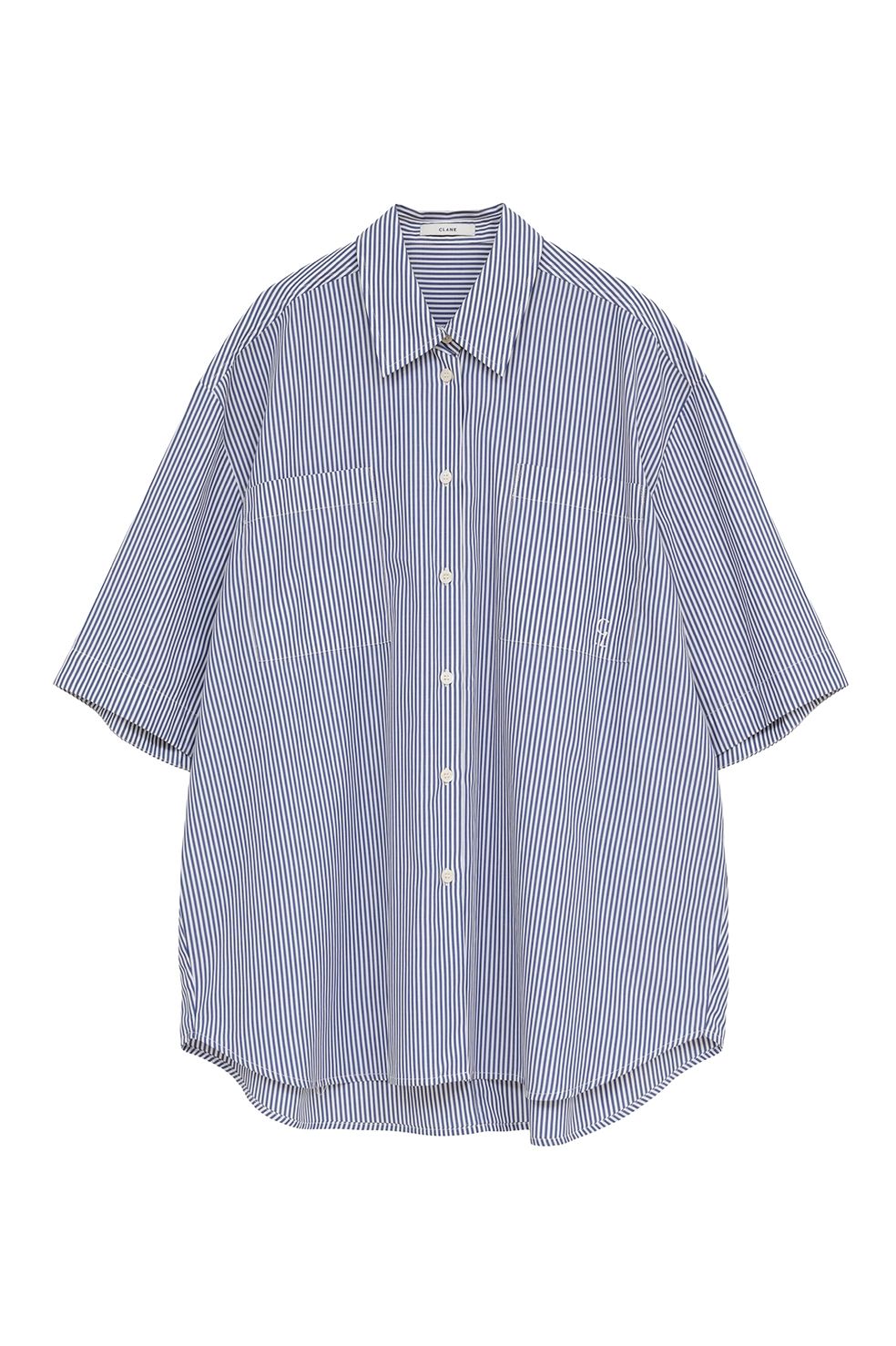 ハーフスリーブヒュージーシャツ - HALF SLEEVE HUGE SHIRTS (STRIPE)