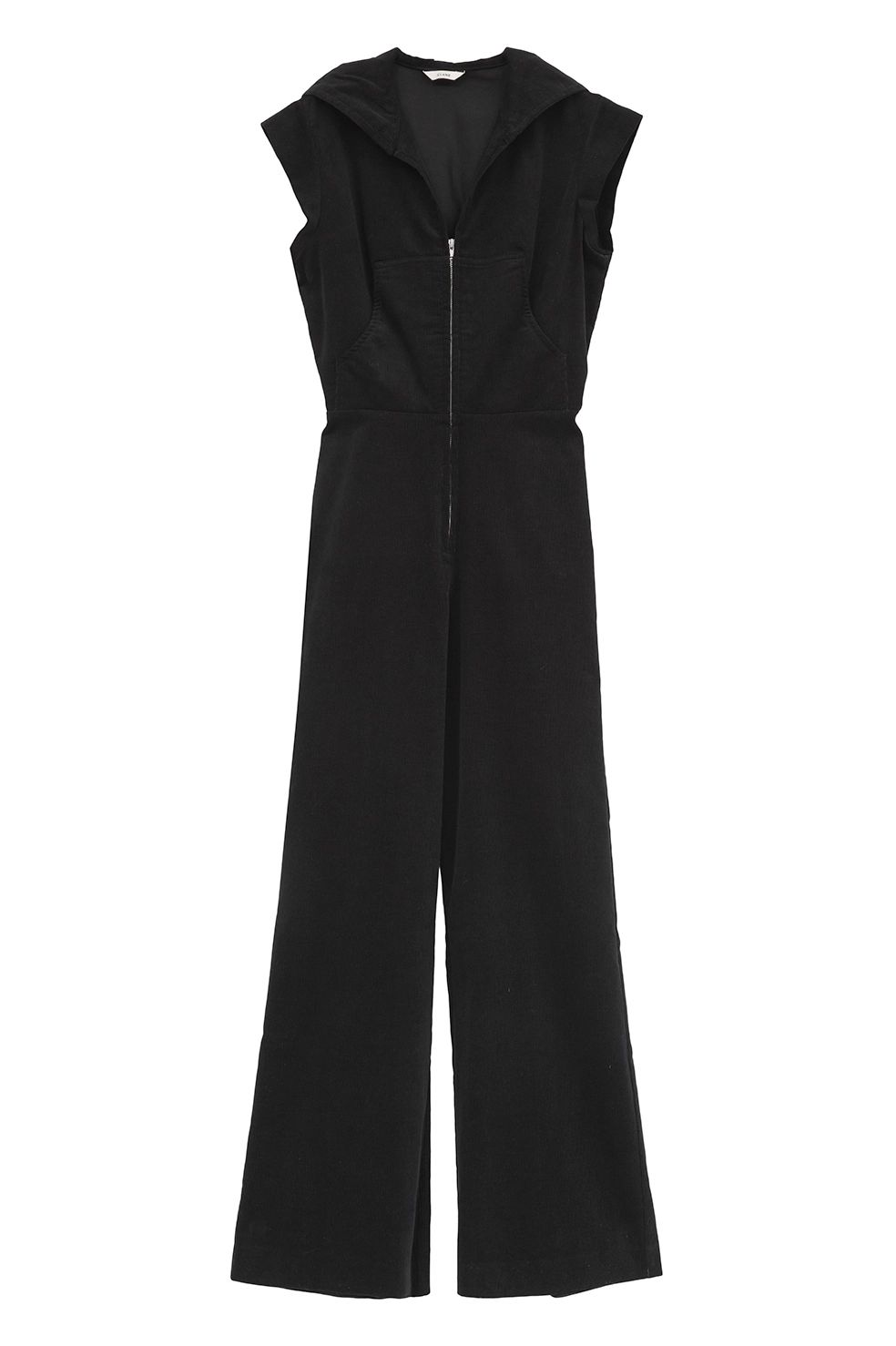 フード オールインワン - CORDUROY HOODED ALL IN ONE (BLACK)