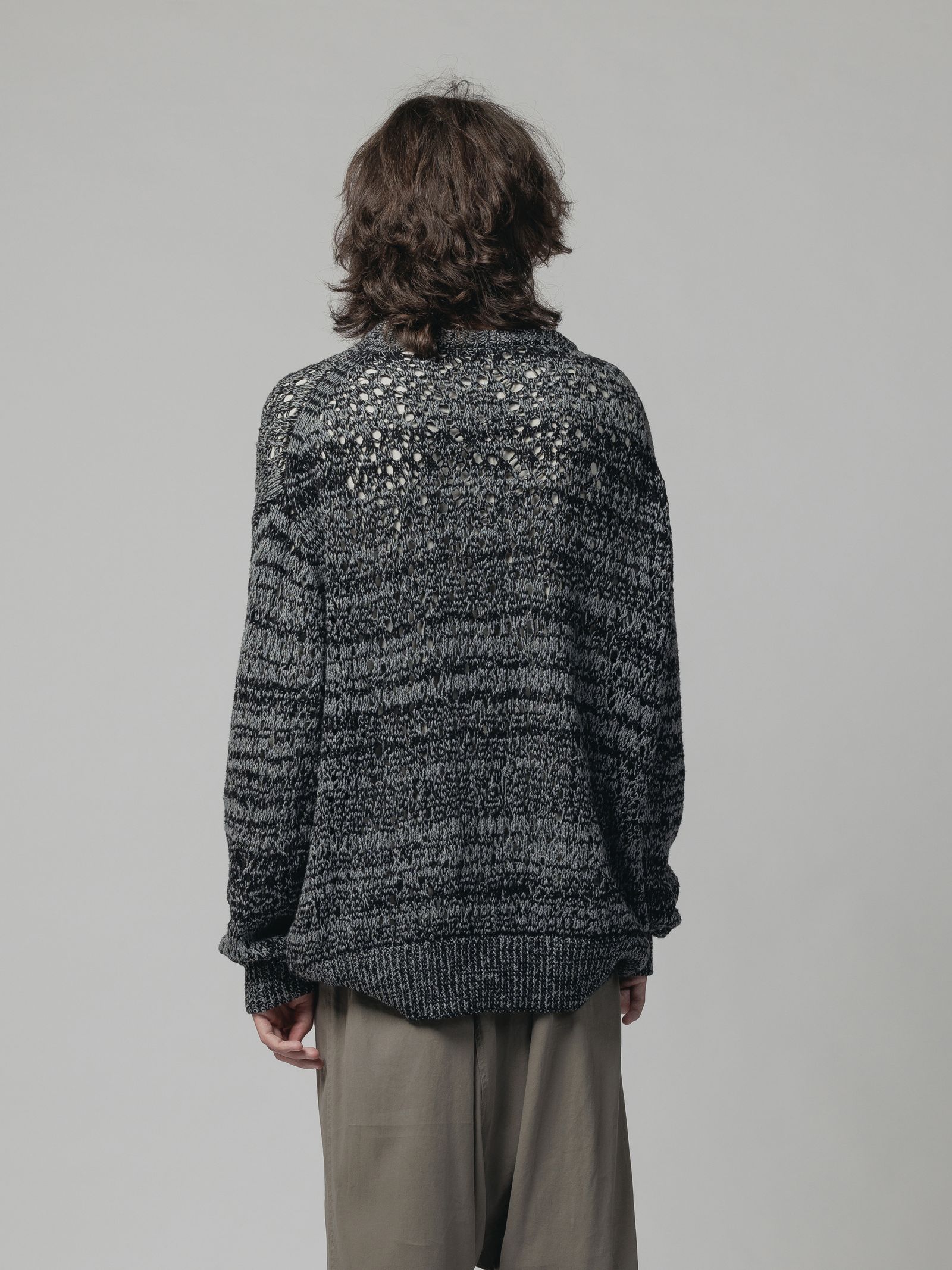 メッシュニット - GREY