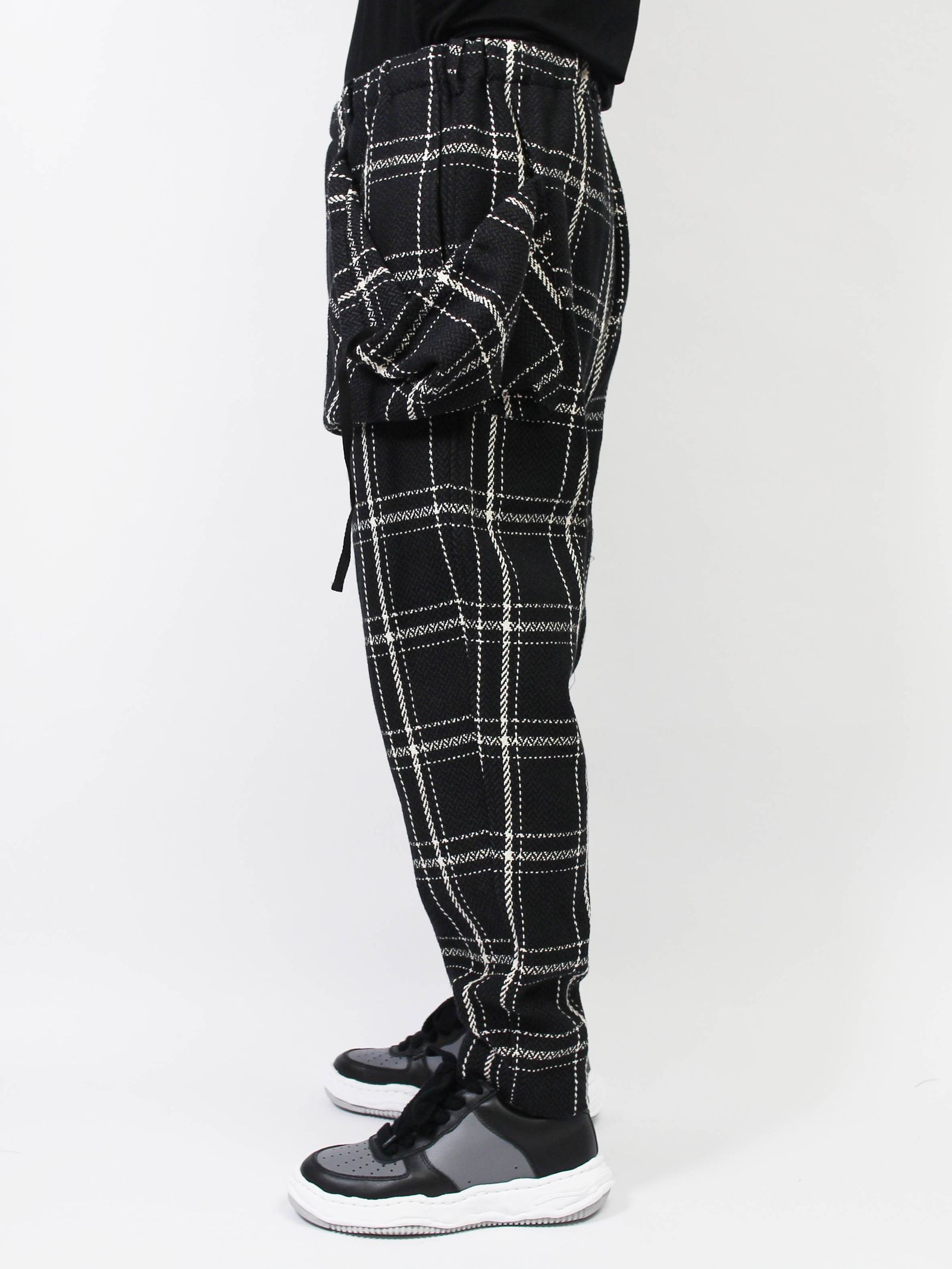 MEXCAN BLANKET POCKET PANTS - Ombre check - - ブランケットポケットパンツ