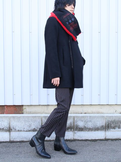 『YUKI HASHIMOTO × GalaabenD』 SCARF ATTACHED PEACOAT STYLE