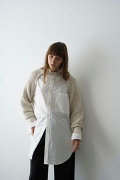 ヒューズ シャツ - HUGE SHIRT - WHITE
