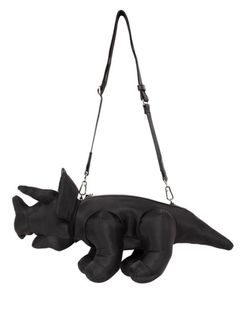 トリケラトプス ドール ショルダーバッグ - DOLLS TRICERA SHOULDER - BLACK
