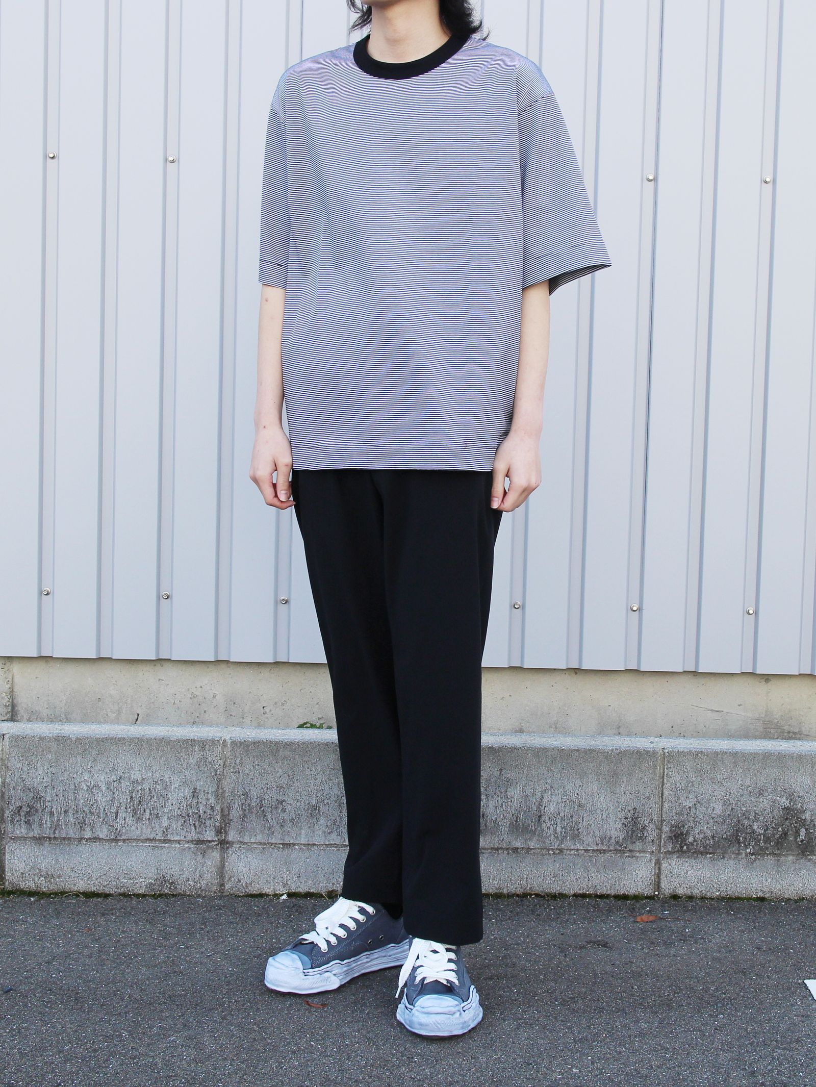 ボーダーカットソー - BORDER CREW NECK S/S T-SHIRT