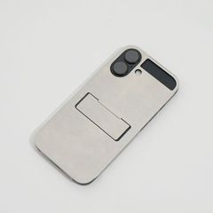 [ FLAP 16 ] ヘアライン仕上げアイフォンケース｜ IPHONE  HOLDER + STAND *+camera control button