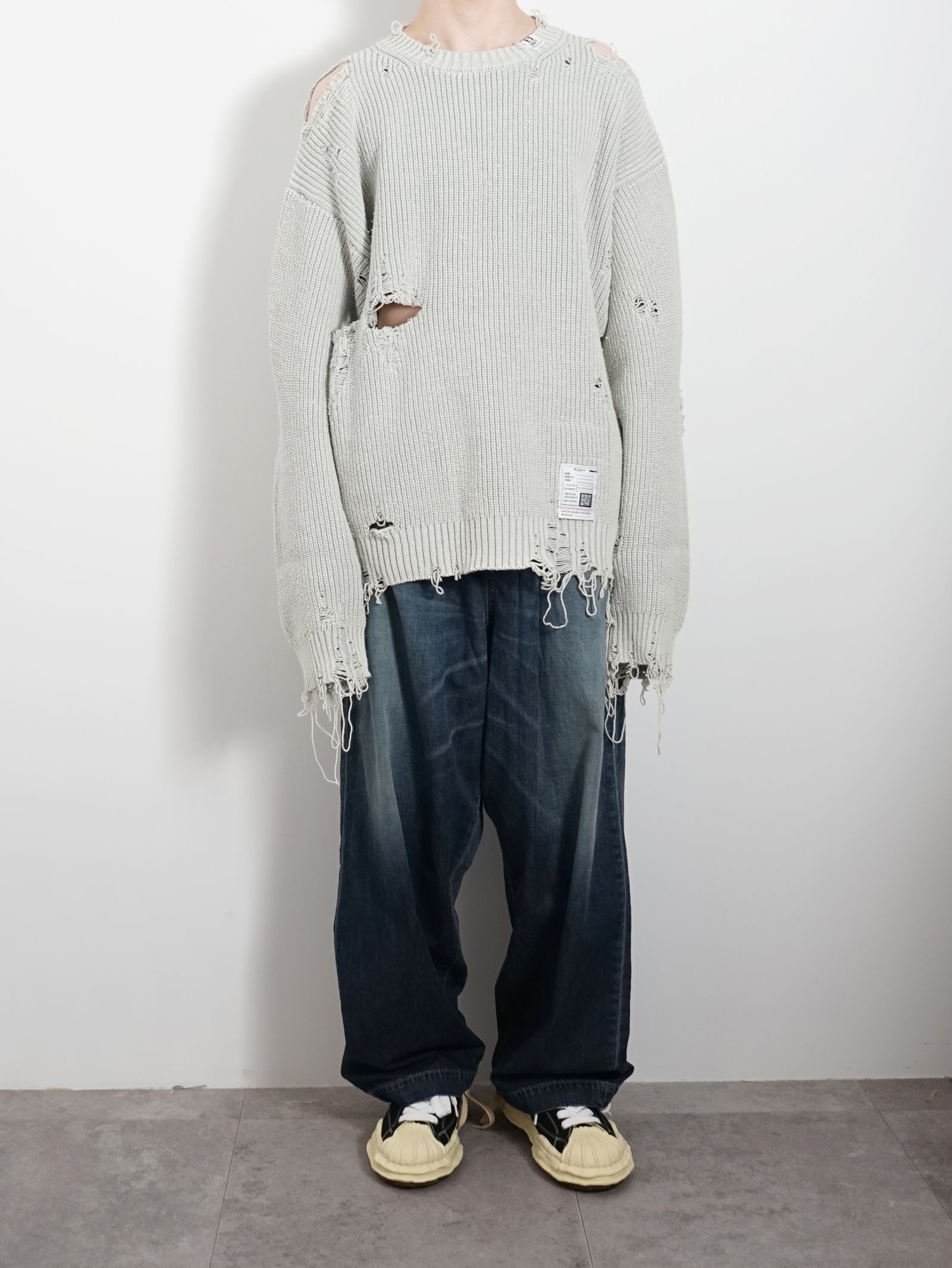 Maison MIHARA YASUHIRO - ブリーチドニットセーター - Bleached Knit 