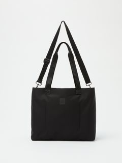 仕切り2WAYトート - BLACK