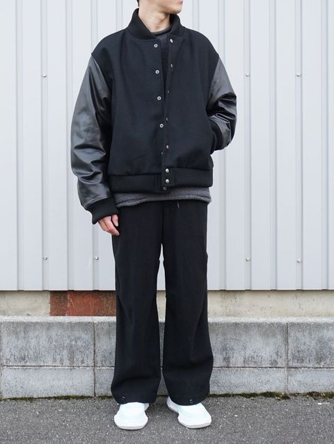 【R-指定さん着用モデル】Flower Embroidery Stadium Jumperのおすすめコーデ