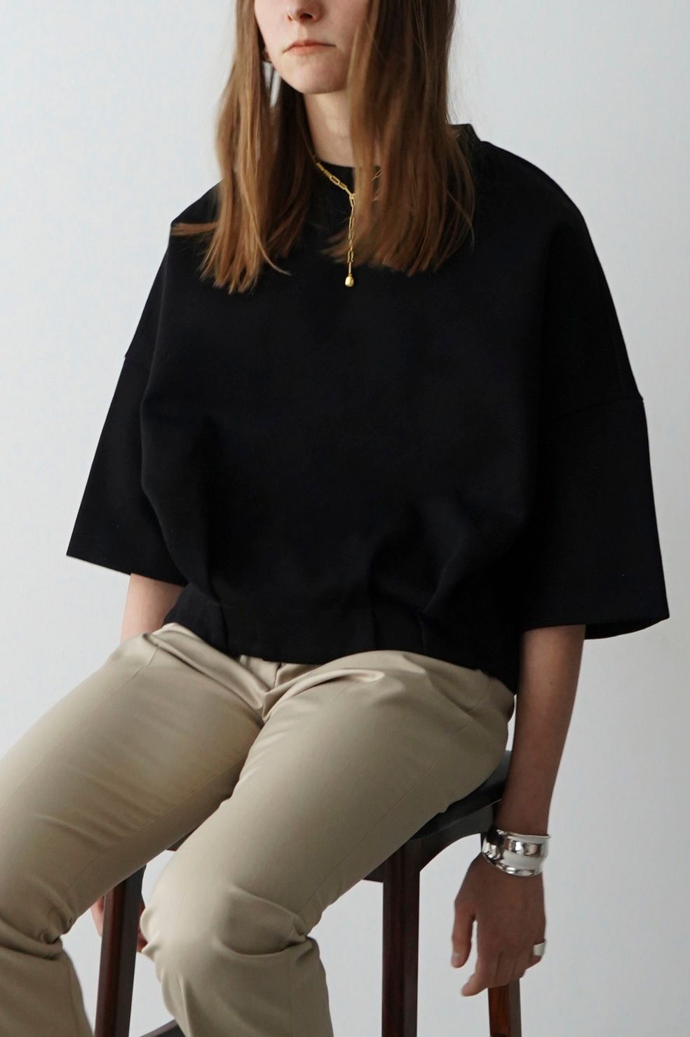 【CLANE クラネ】タックヘム コンパクト トップス CLANE - タックヘム コンパクト トップス - TUCK HEM COMPACT