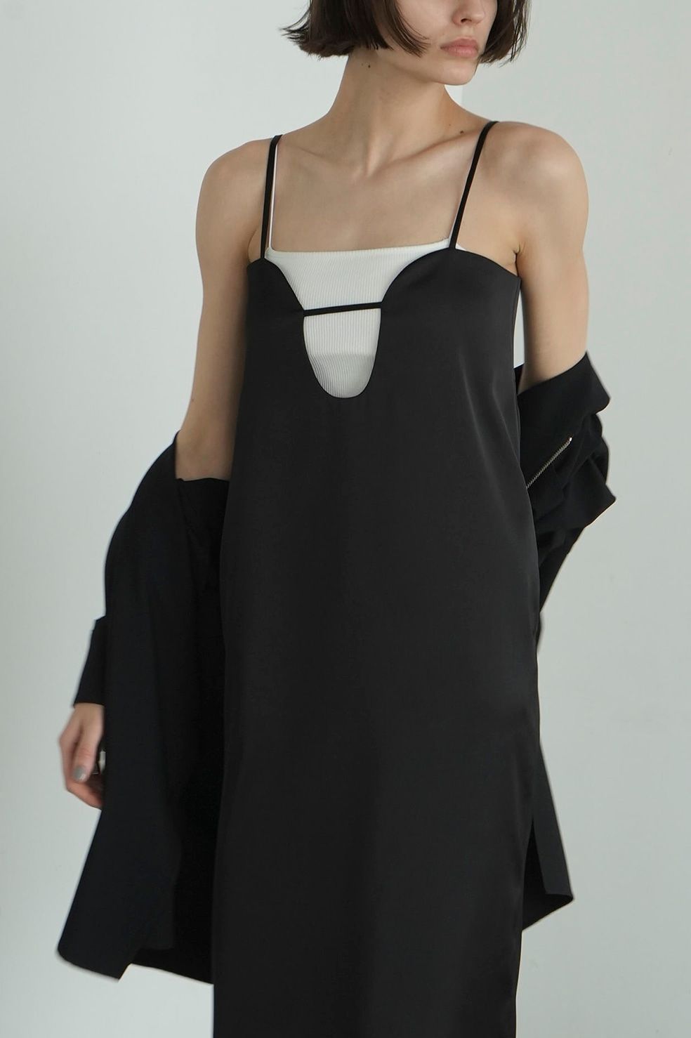 CLANE - キャミワンピース - CORSET WAIST CAMISOLE ONEPIECE