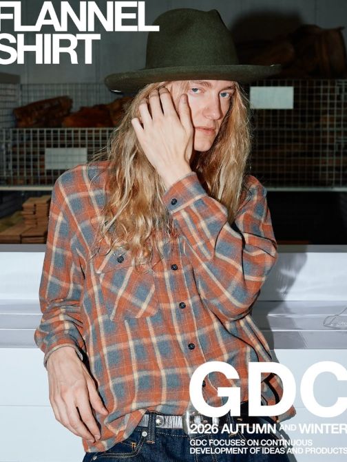フランネルシャツ - Flannel Shirt (RED)