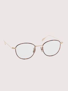 KOUGETSU（キョウゲツ） #5. CHAMPAGNE GOLD & AMBER × CLEAR to GREY(調光モデル) メガネ / サングラス