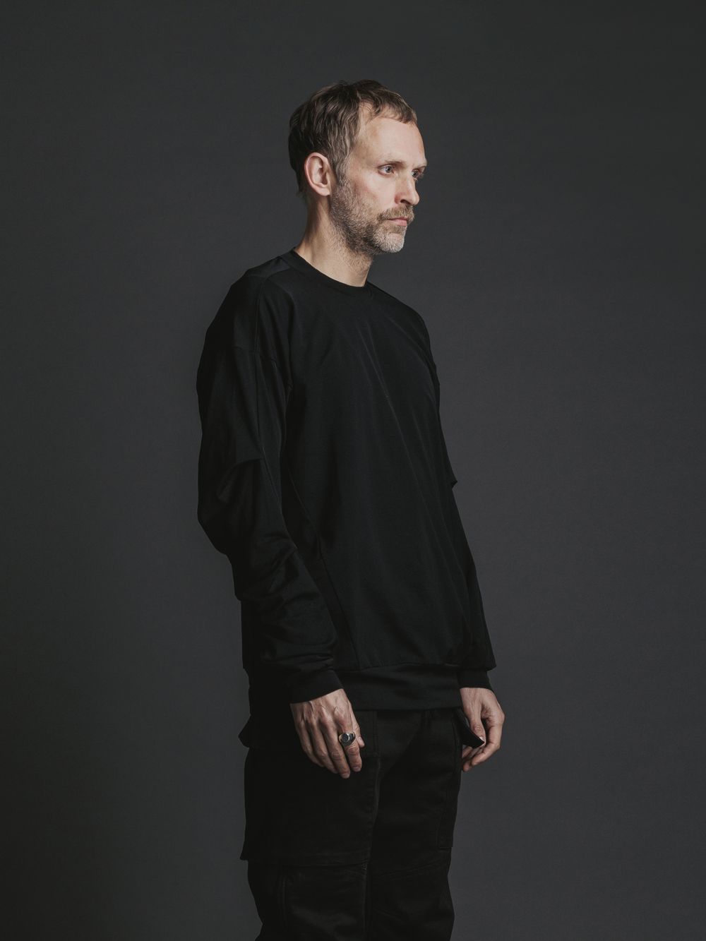 NY/PU ベア天竺 リブTシャツ
