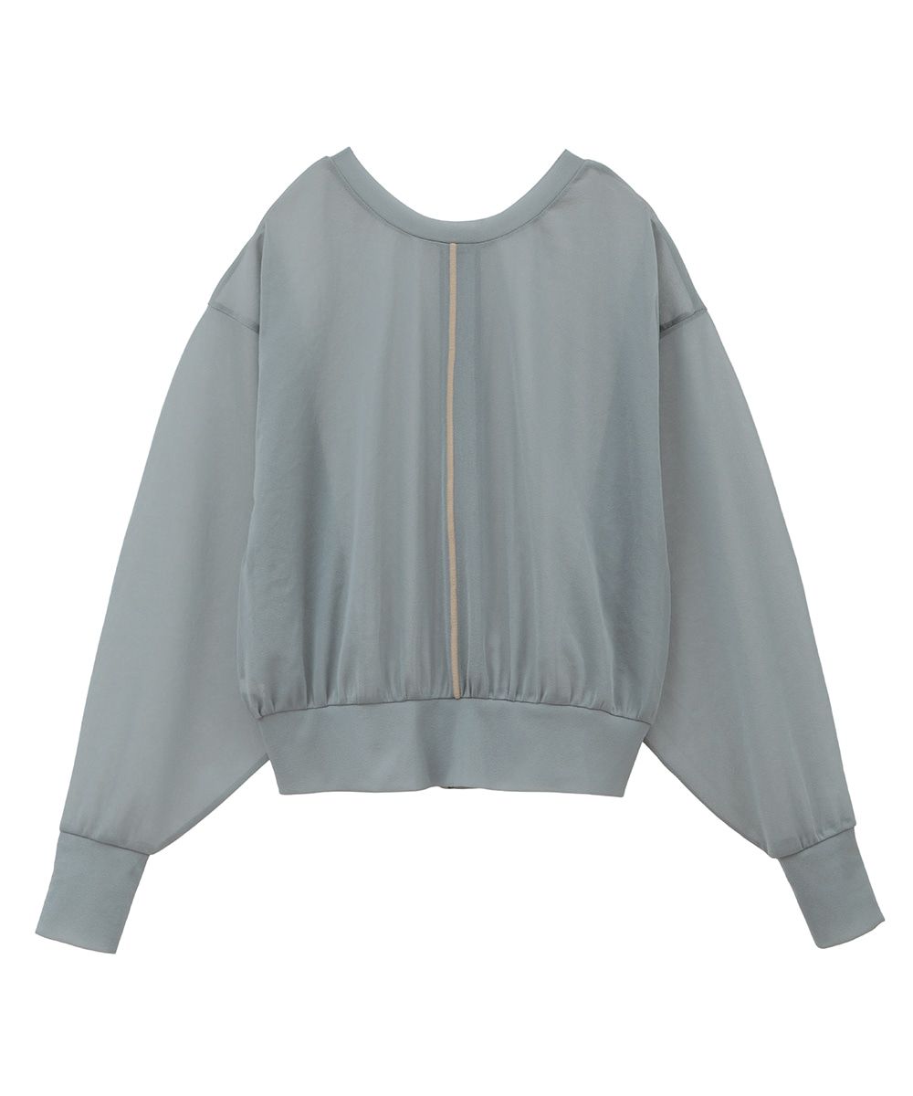CLANE - ダブルフェイスラインニット - DOUBLE FACE LINE KNIT
