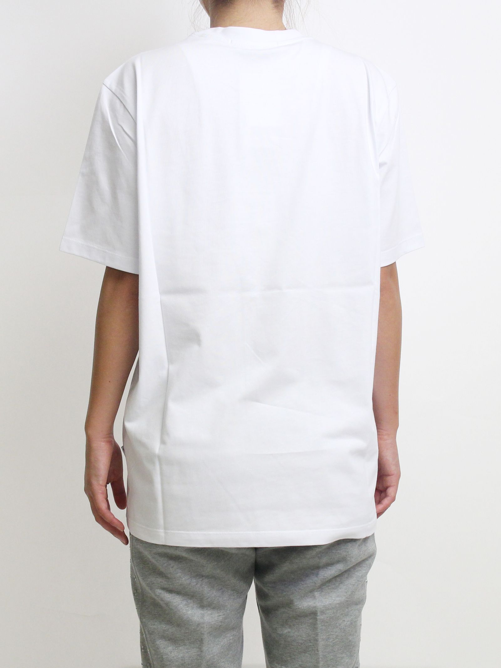【メンズ】 ロゴプリントTシャツ - PAINT BRUSHED LOGO T-SHIRTS - WHITE