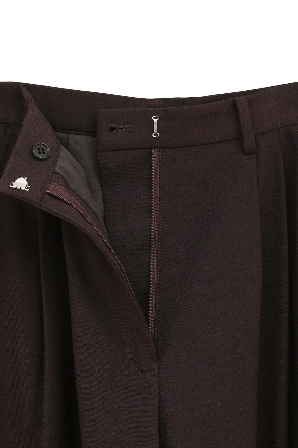 【25AW】 ベーシックタックパンツ -  BASIC TUCK PANTS (BROWN)