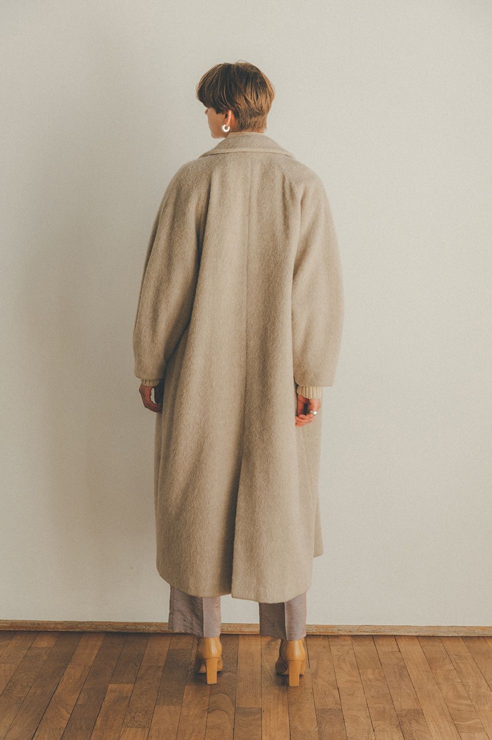 CLANE - ダブルウールロングコート - DOUBLE WOOL LONG COAT - BROWN