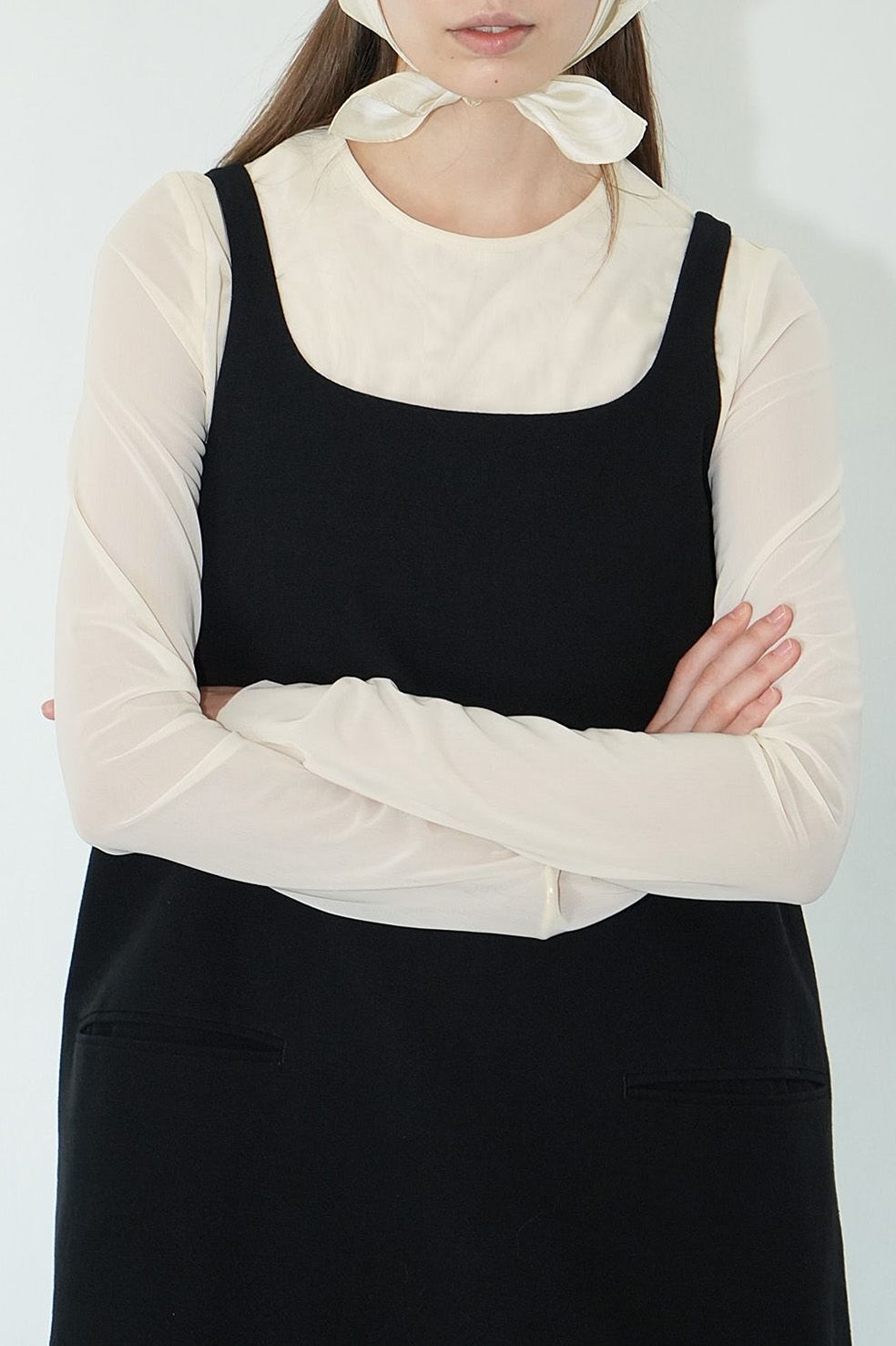 CLANE ニット セーター 「CLANE/クラネ」SQUARE SELEEVE GATHER