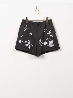 【レディース】 キッズステッカーショートパンツ - KIDS STICKER SHORT PANTS (BLACK)