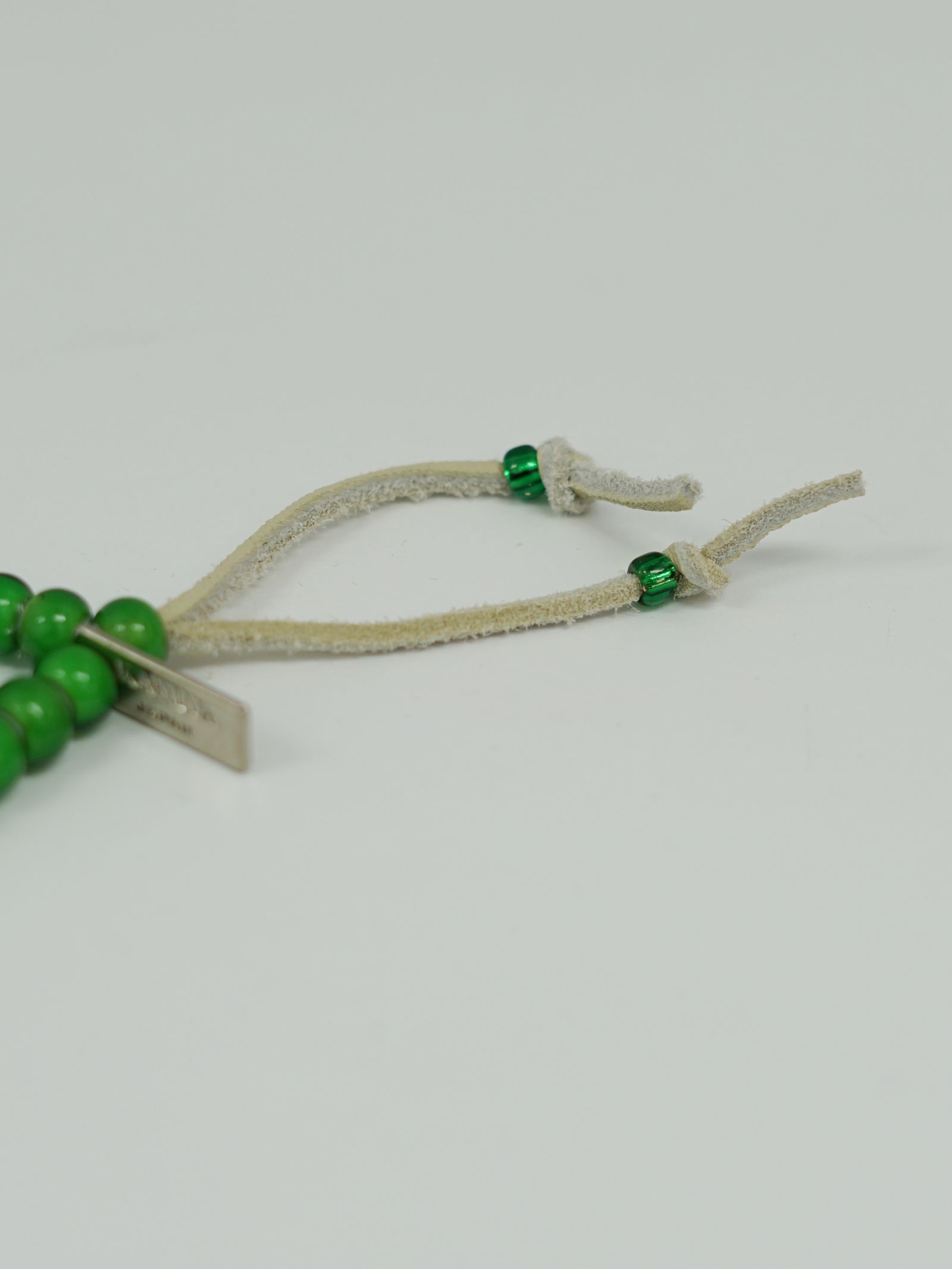 ”KMY ”BEADED BRACELET- ビーズブレスレット - GREEN