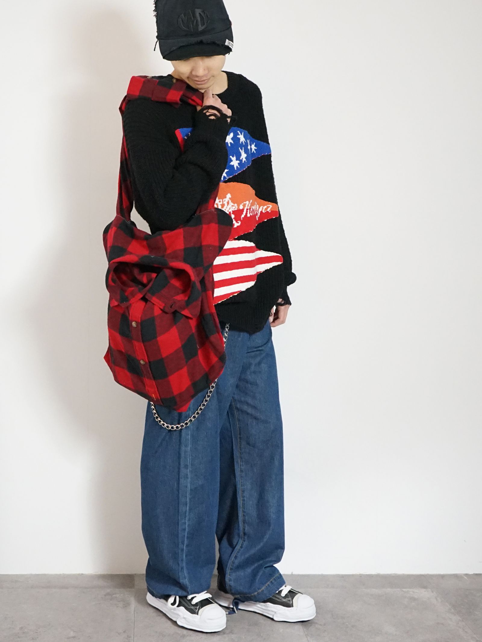 【25SS】 リワーク シャツ バッグ - REWORK SHIRT BAG - D