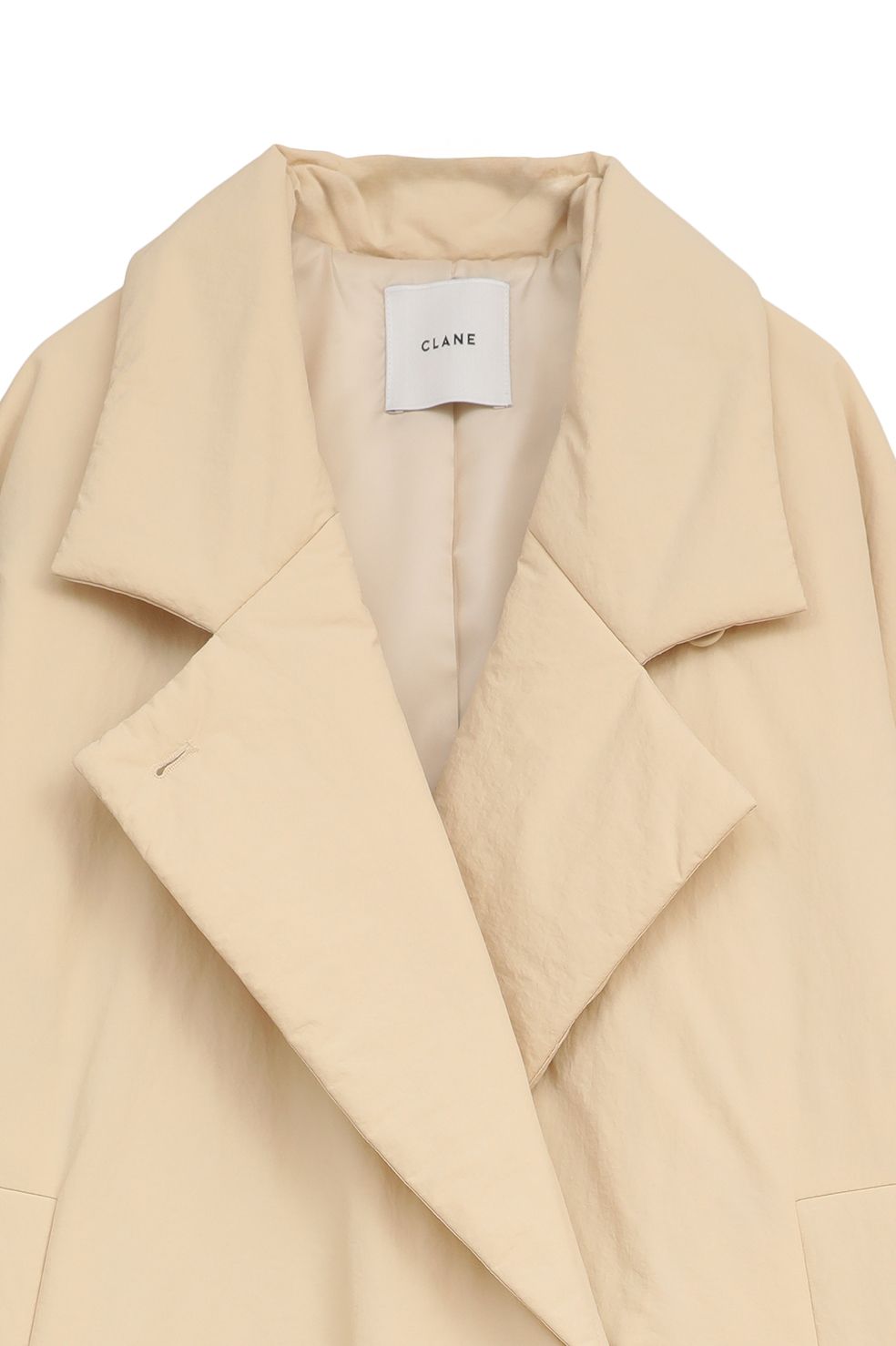 カラーダウン チェスターコート アイボリー - COLOR DOWN CHESTER COAT