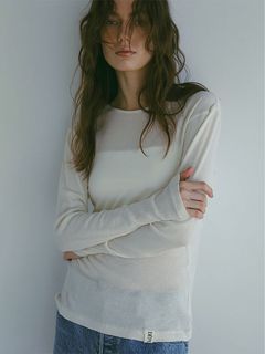 DEPENDREシアーロンTee / カットソー （WHITE）