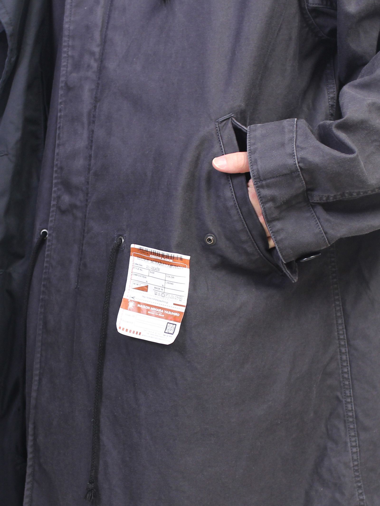Single Draped M51Coat - シングルドレープドコート