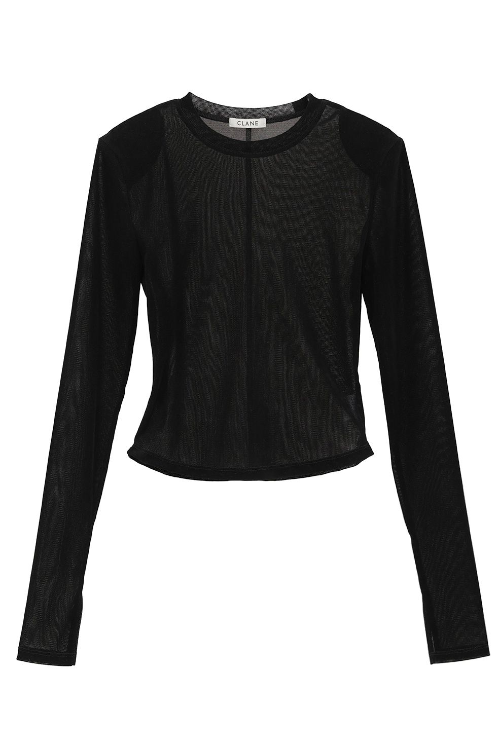 チュールフロッキーコンパクト トップス - FLOCKY FORM TIGHT TOPS (BLACK)