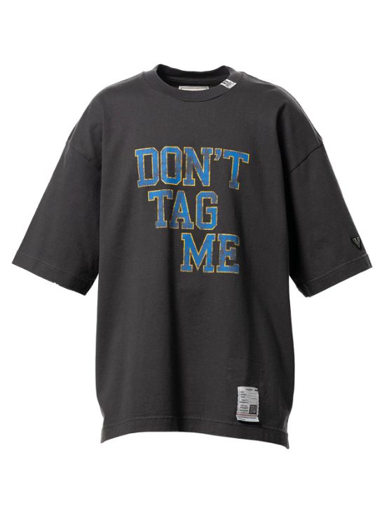 プリントTシャツ - Don't Tag Me Printed T-shirt （BLACK)