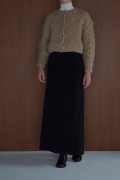 2WAY ADJUST LOW WAIST SKIRT - BLACK