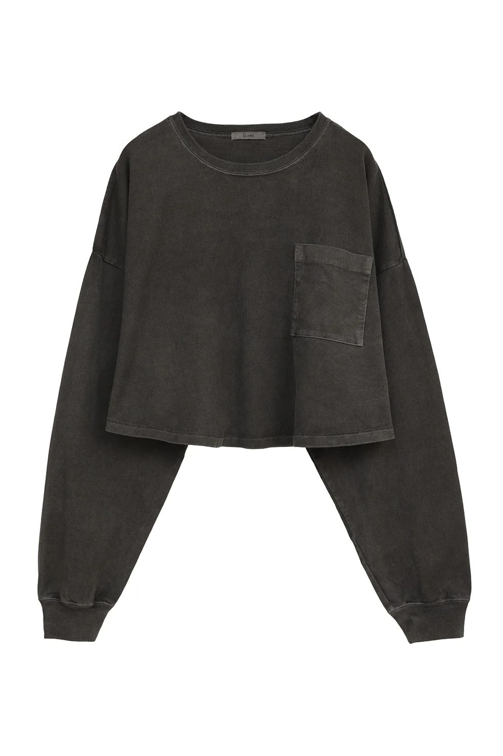 ピグメントショートトップス  -  PIGMENT SHORT TOPS (CHARCOAL GRAY)