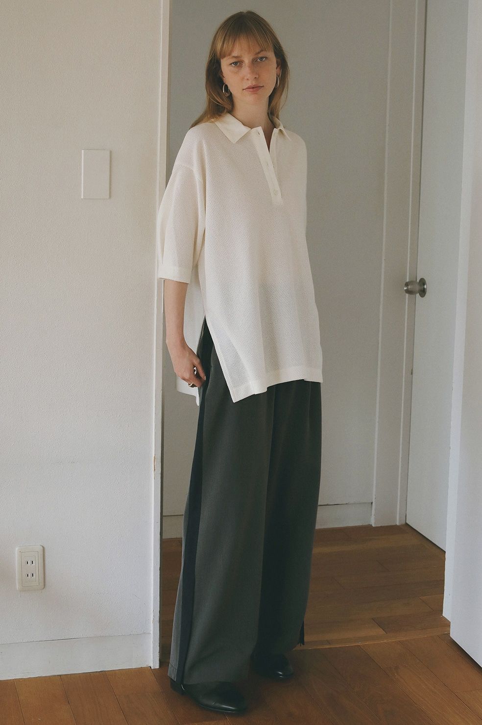 サイドラインパンツ - SIDE LINE PANTS - GREY
