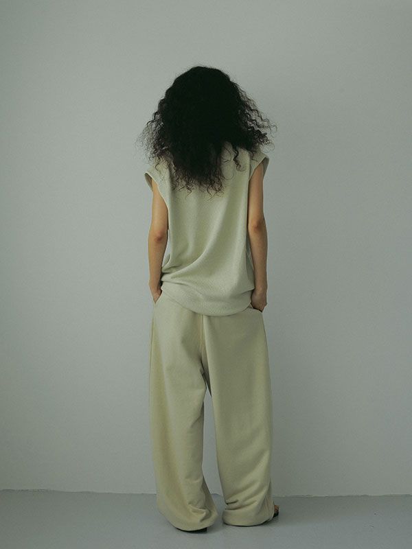 コットンカシミヤニットベスト - SAGE