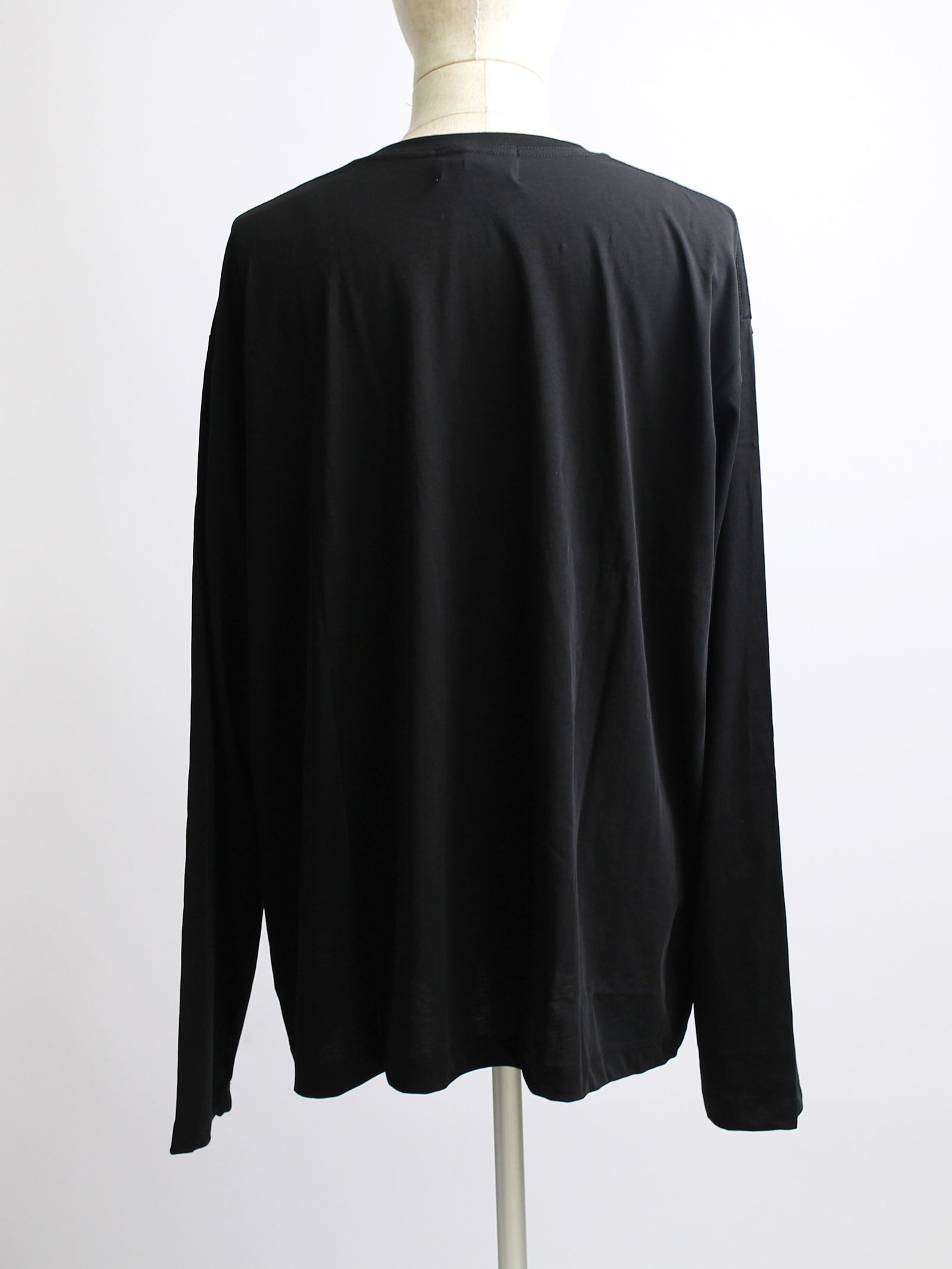 "POCKET TEE L/S - Technorama  - BLACK