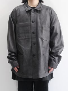 ユーロ ワーク レザー ジャケット EURO WORK LEATHER JACKET - Cow leathe