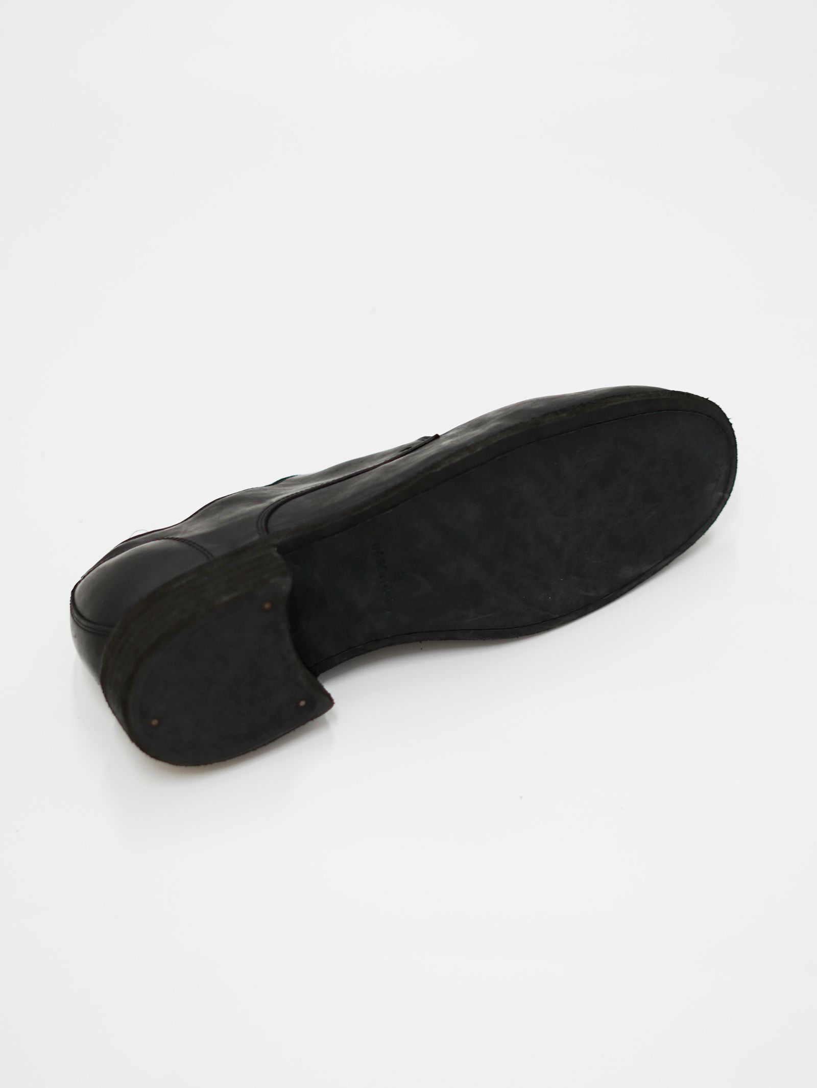 【992x】 ダービーシューズ / ホースレザー - HORSE FULL GRAIN CLASSIC DERBY (BLACK)