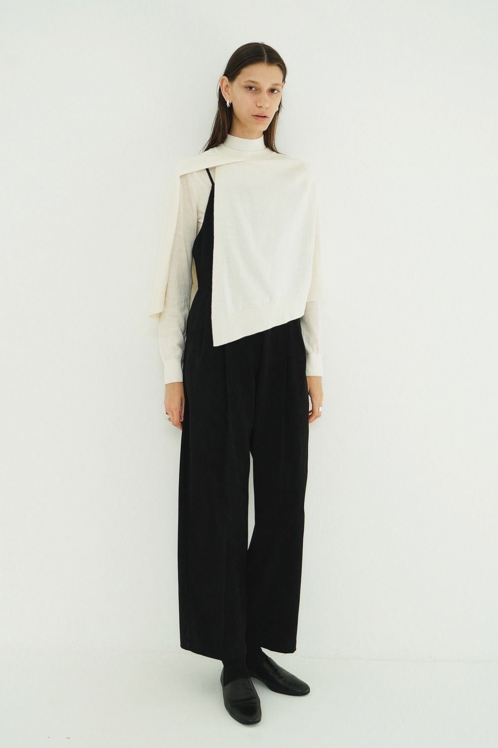 キャミソール オールインワン | CAMISOLE ALL IN ONE (BLACK)