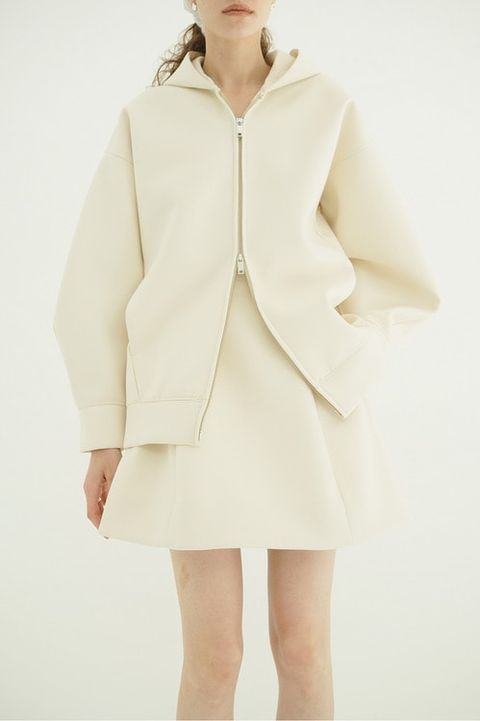 コンストラクティブミニスカート - CONSTRUCTIVE MINI SKIRT (IVORY)