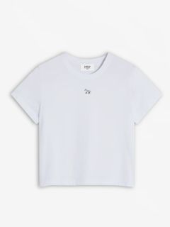 【レディース】 ベイビー フォックス パッチ ベイビー Tシャツ WHITE