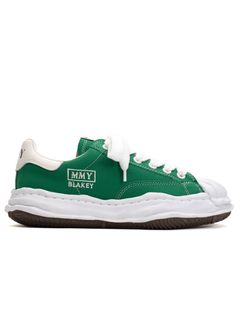 オリジナルソールスニーカー "BLAKEY / ブレイキー" GREEN -  OG Sole Canvas Low-top Sneaker -  A08FW735