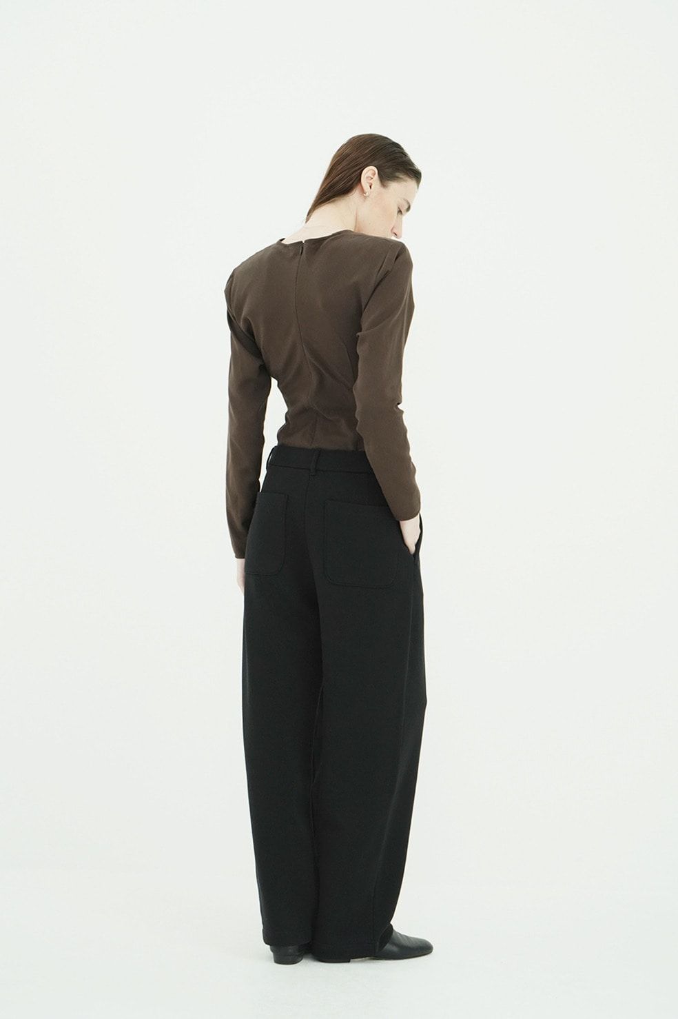 ツータック スウェットパンツ - TWO TUCK SWEAT PANTS (BLACK)