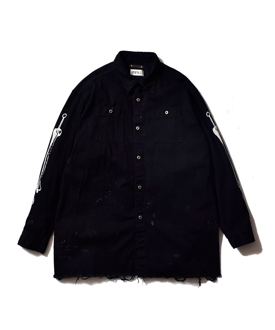 KIDILL - オーバーサイズ デニム シャツ - OVERSIZED DENIM SHIRT 