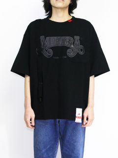 サスペンダーティーシャツ - suspendar T-shirt BLACK
