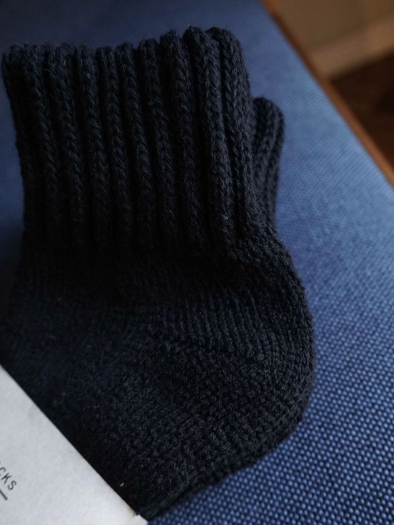 3足パック パイル靴下 - 3P PILE SOCKS BLACK