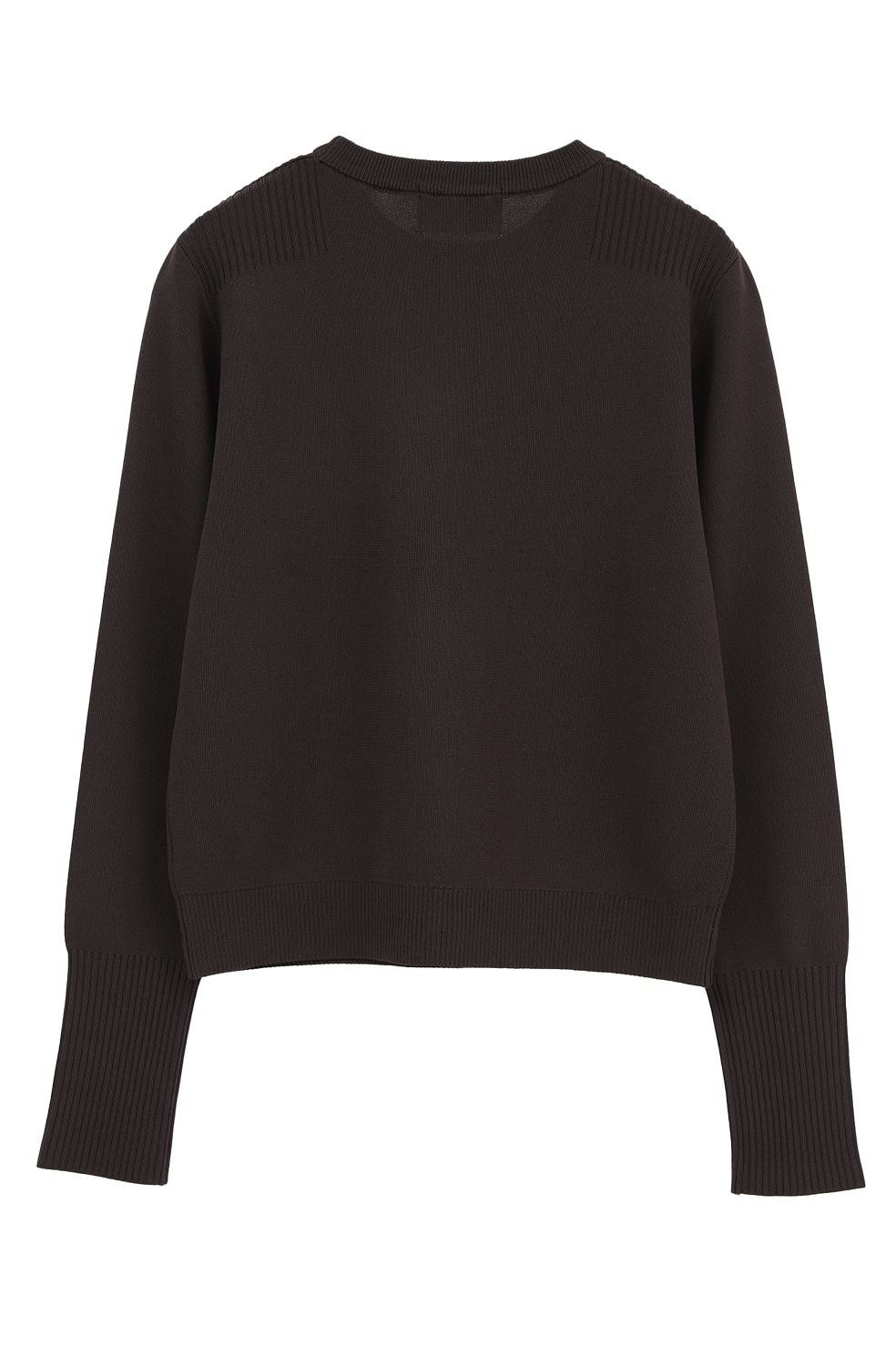 【26AW】ベーシックコンパクトニットトップス - BASIC COMPACT KNIT TOPS (BROWN)