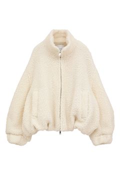 バルーン ボア ブルゾン  -BALLOON BOA BLOUSON - IVORY