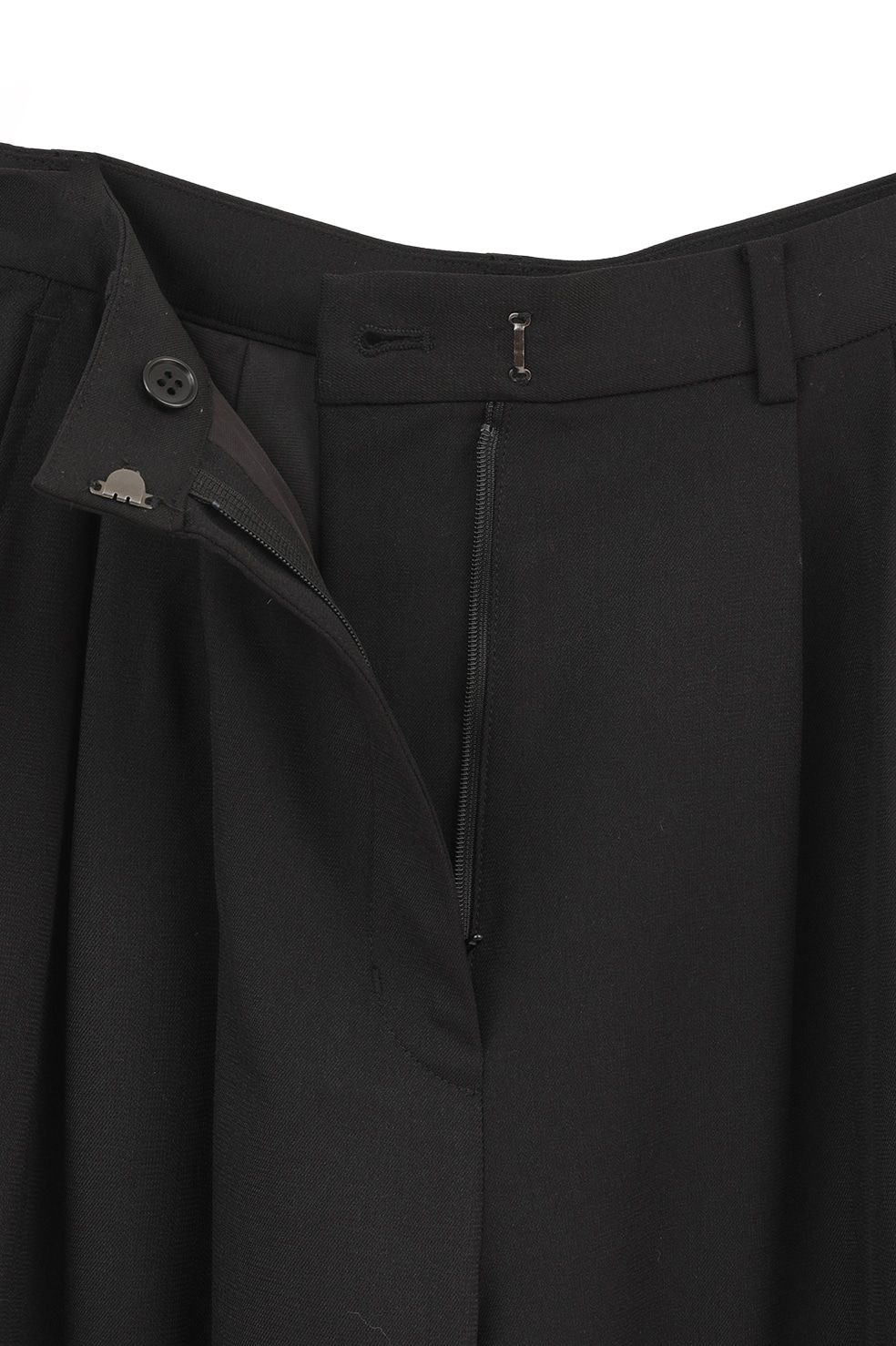 【26AW】ベーシックタックパンツ - BASIC TUCK PANTS (BLACK)